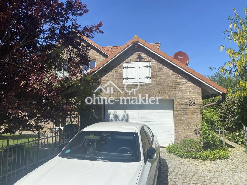 Einzelgarage am Haus