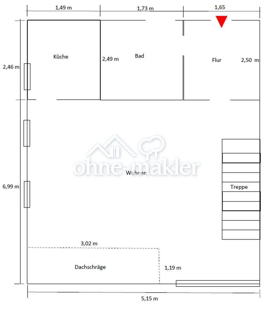 Moderne 2-Zi-Galeriewohnung mit EBK - Foto 5