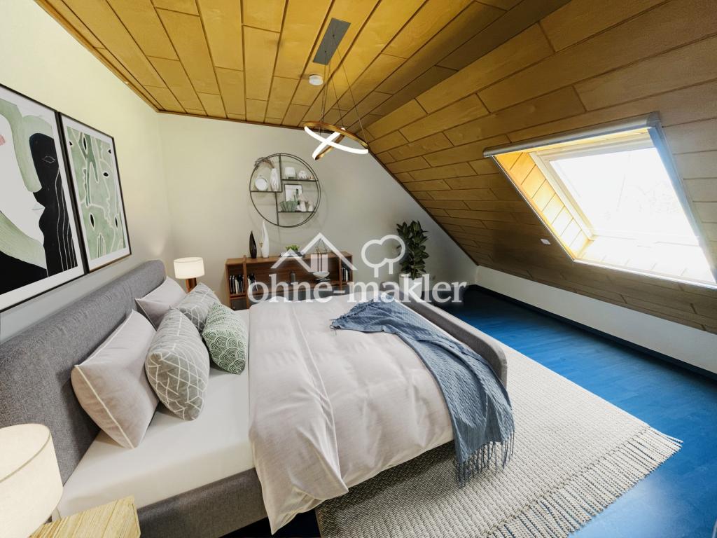 1.050€ warm - Renovierte 2,5-Zimmer-Wohnung mit EBK,Balkon,Keller&Garage - Foto 4