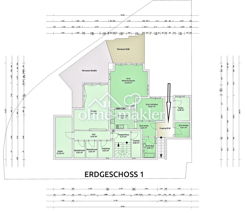 Erdgeschoss 1 mit ELW