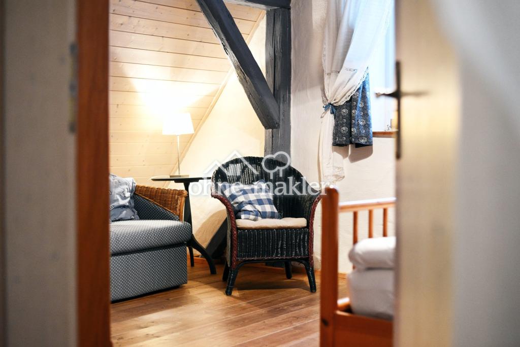 Schlafzimmer blau Scheune