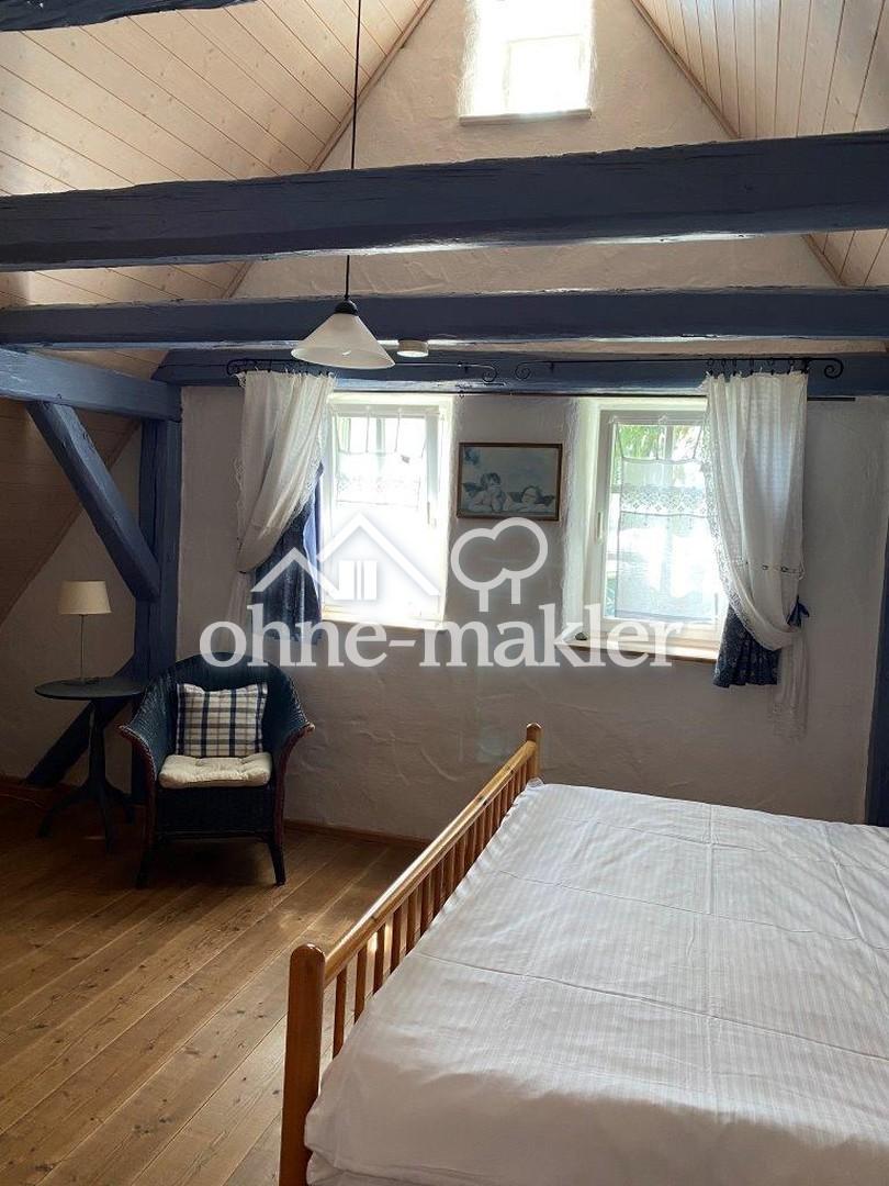 Schlafzimmer blau Scheune