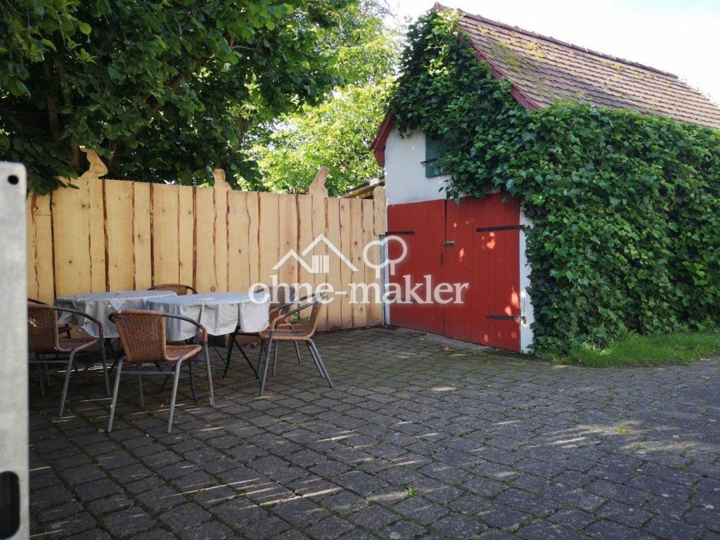Hof Sitzplatz Haus