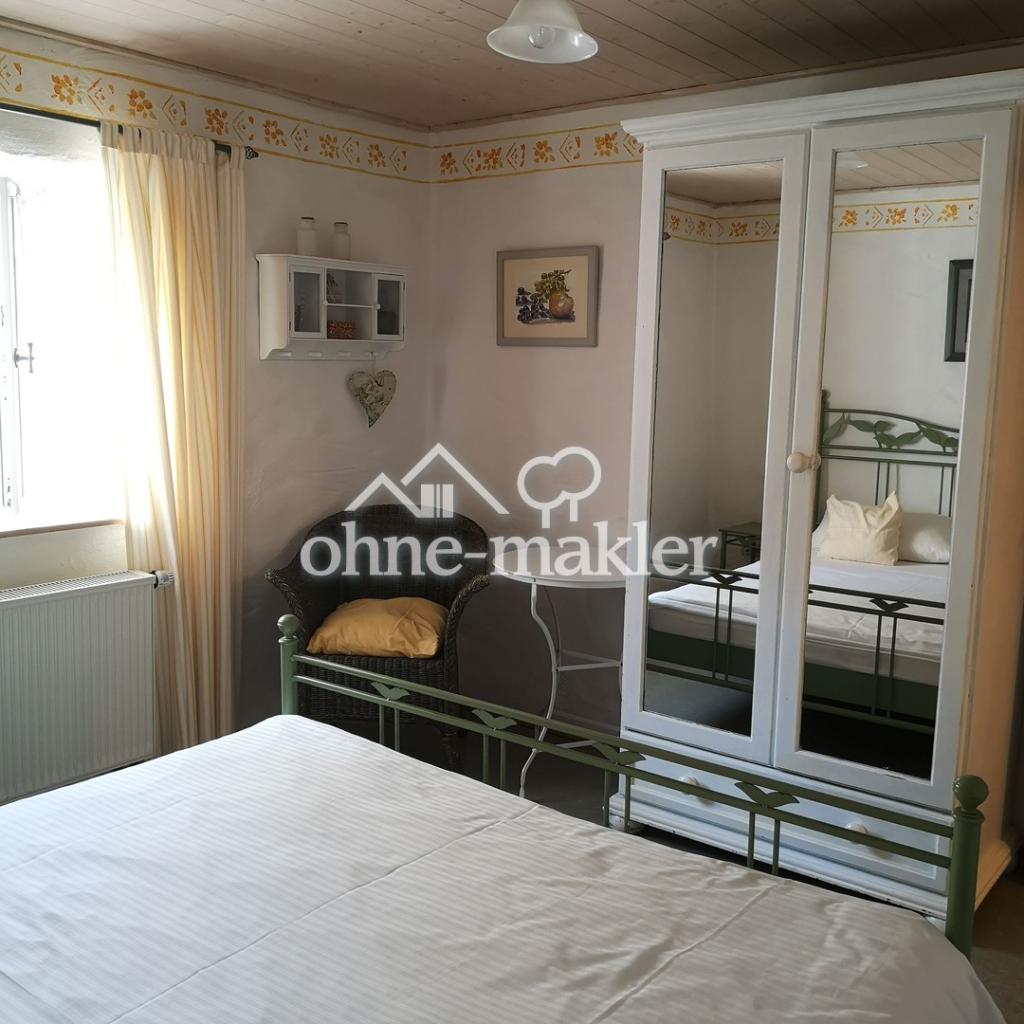 Schlafzimmer grün Scheune