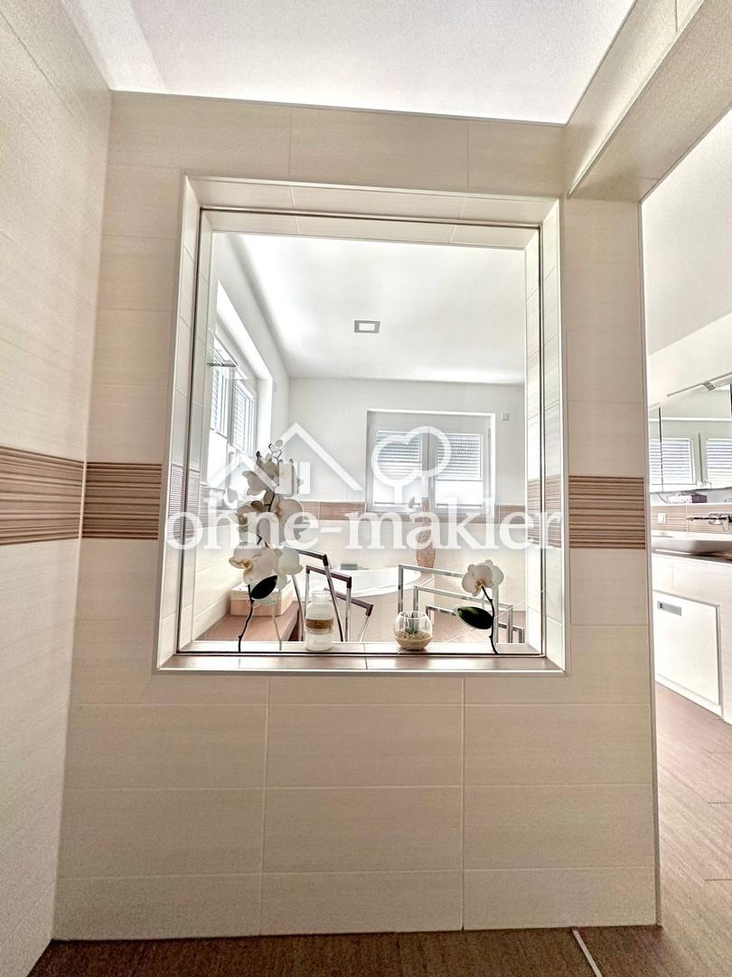 Masterbad Blick aus der Dusche