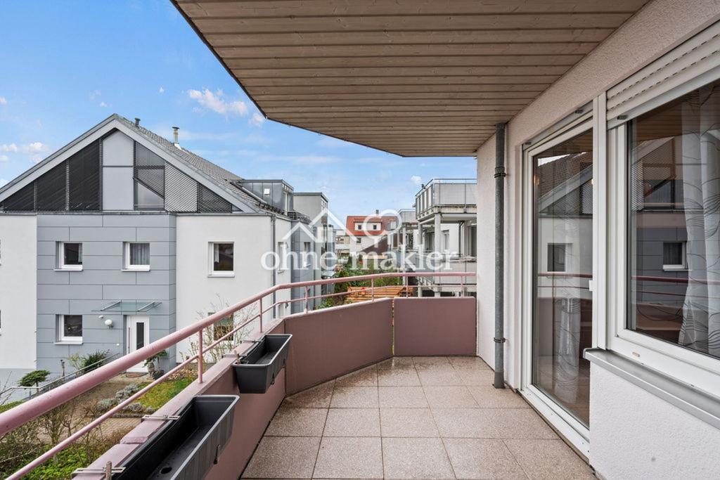 großzügiger Balkon