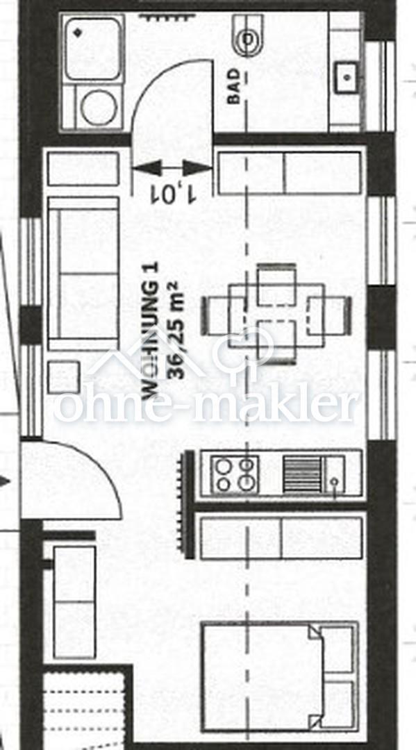Renovierte 1-Zimmer-Wohnung im Süden von Itzehoe - Photo 3
