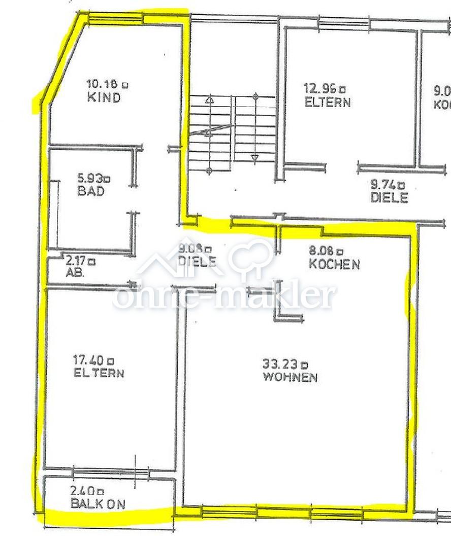 Renovierte Wohnung mit Balkon direkt am Wäldchen und Kanal - Photo 2