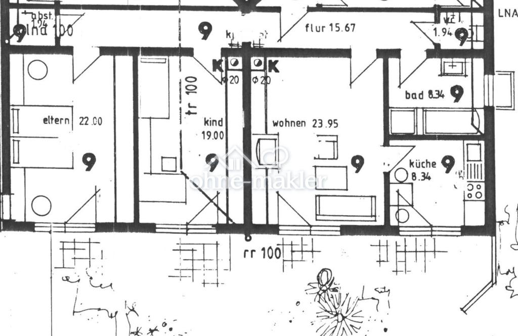 Wohnungsgrundriss