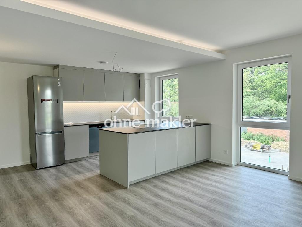 Stadtnah & naturnah: moderne, energieeffiziente 2-Zimmer-Neubauwohnung nahe Hamburg mit Smart Home - Photo 1