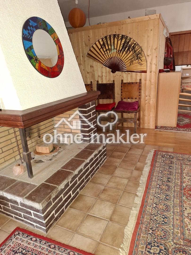 Kaminzimmer mit Sauna