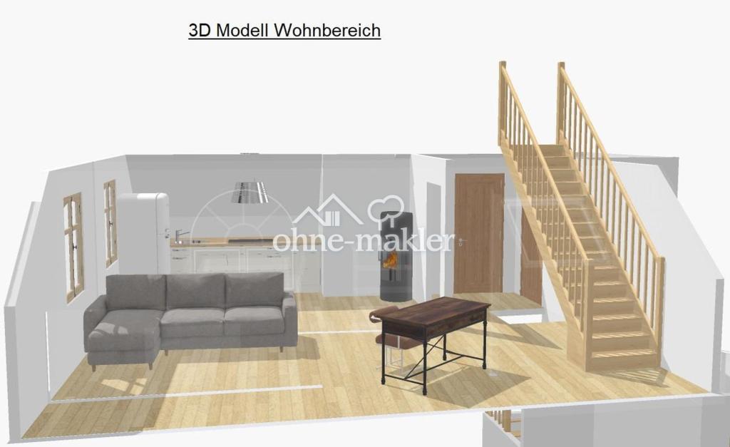 Renovierte 2,5-Zimmer Möblierte Wohnung Galerie Loft in Rottenburg - Photo 2