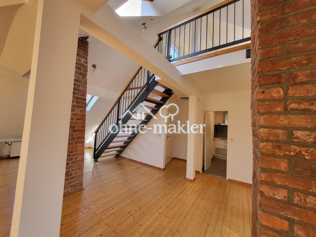 Ostviertel-Bestlage! Großzügiges Maisonette Dachstudio mit Dachterrasse, Nähe Theater, BG DG re - Photo 1