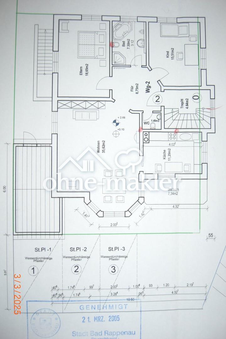 Helle 3 Zim. 102,24 m² OG -Wg im Bad Rappenau- Bonfeld - Photo 5