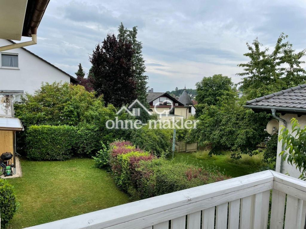 Blick vom Balkon