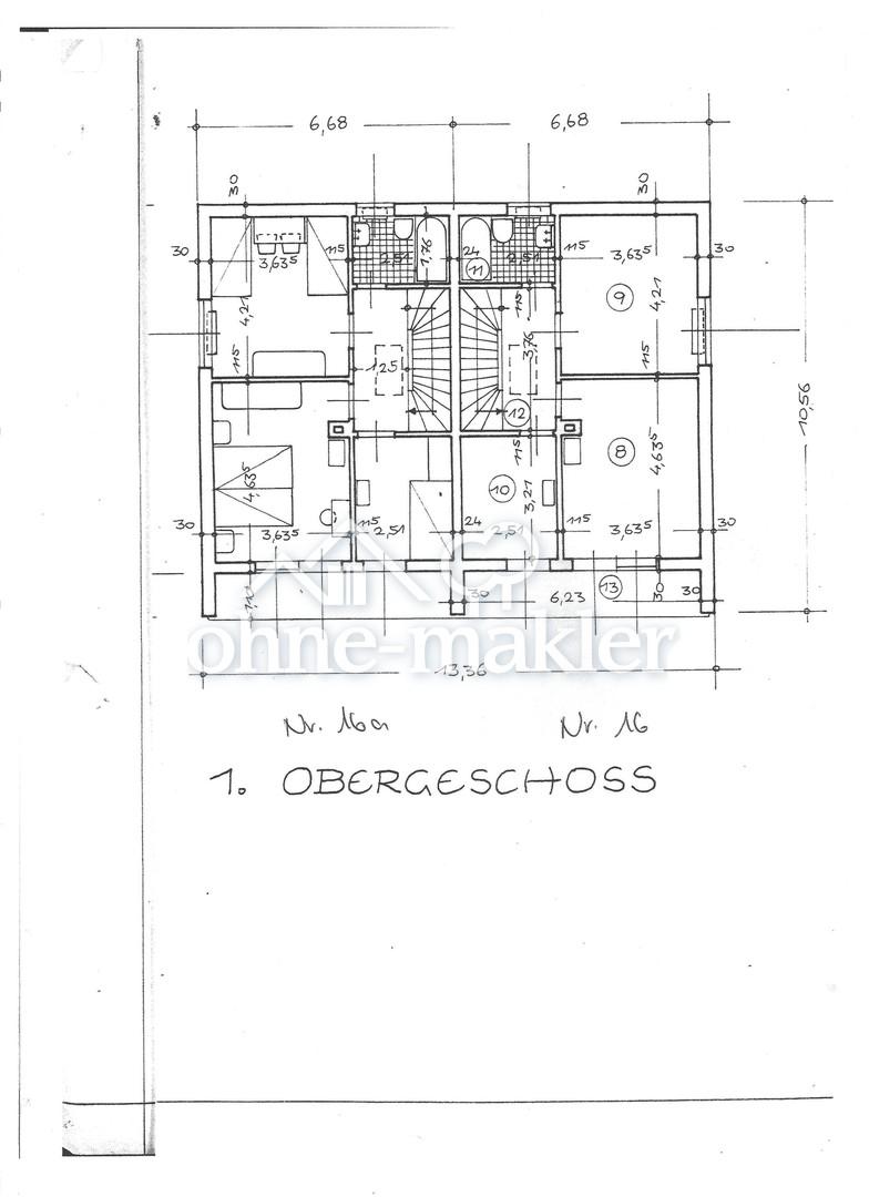 Grundriss Obergeschoss