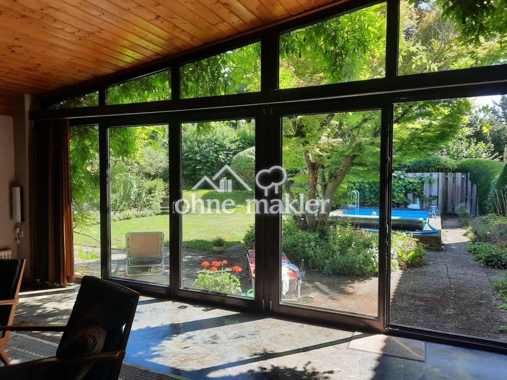 Kaminzimmer Blick zum Garten