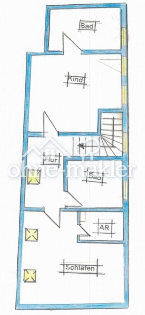 Schöne, geräumige 3,5-Zimmerwohnung in Oppenheimer Altstadt - Photo 2