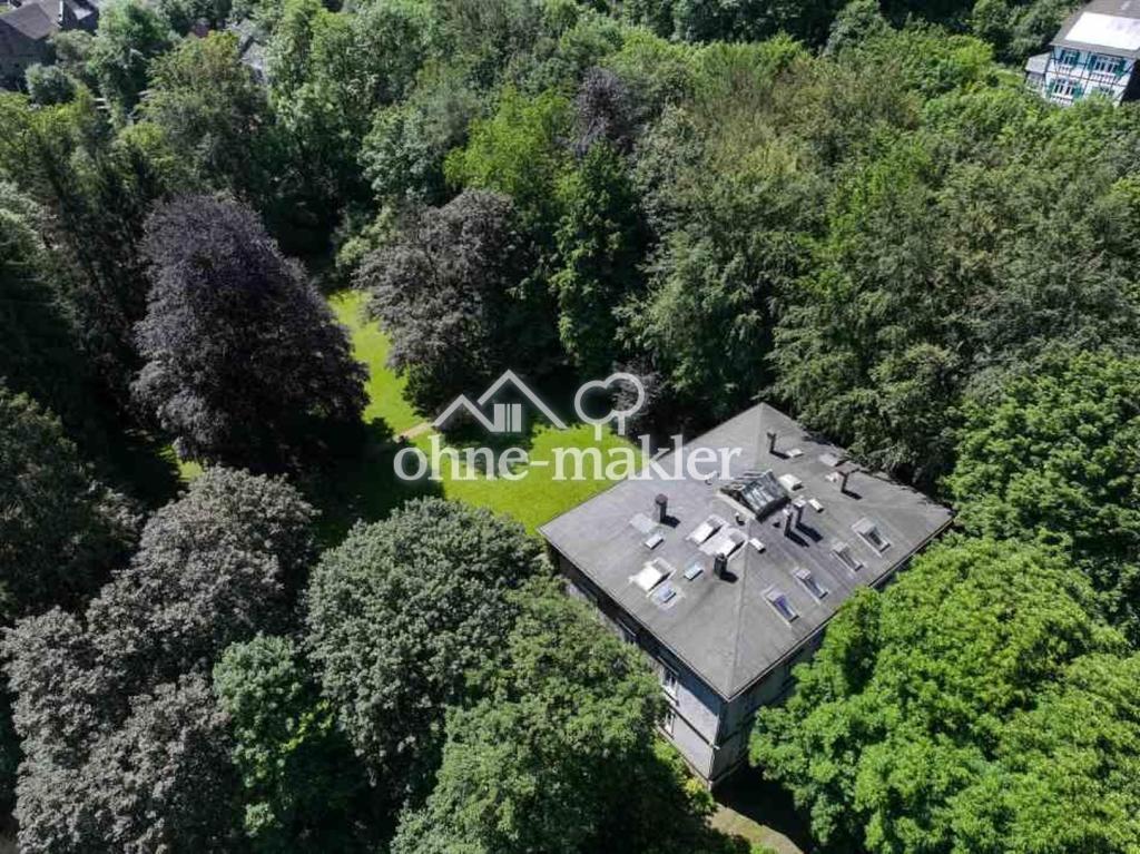 Aufsicht mit Park