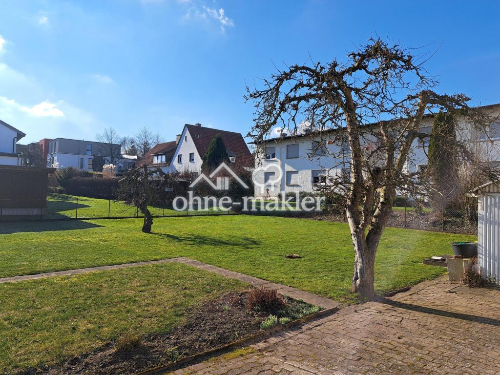 Garten als evtl. Bauplatz