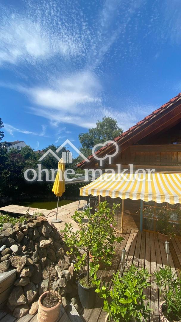 Blick auf West-Südterrasse
