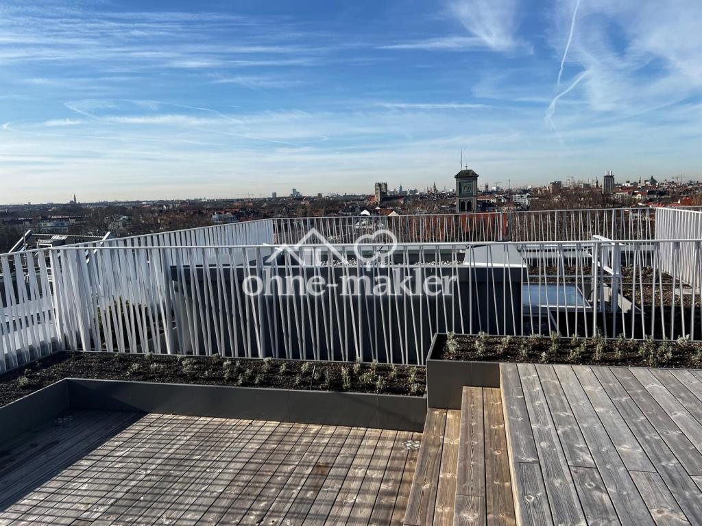Aussicht auf der Dachterrasse