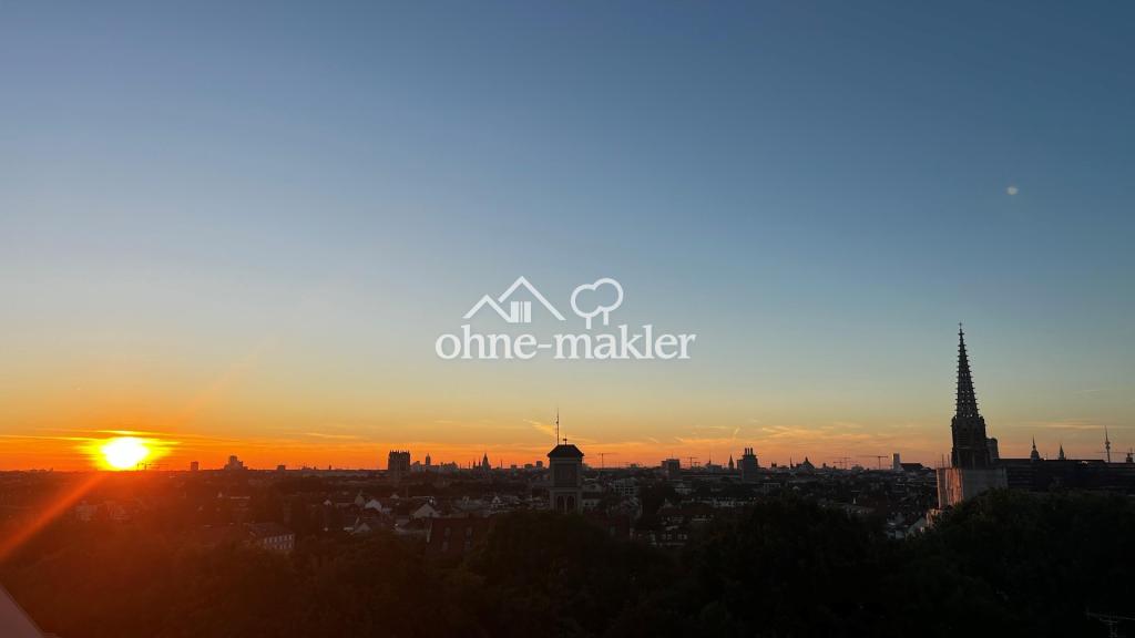 Aussicht Dachterrasse Nacht