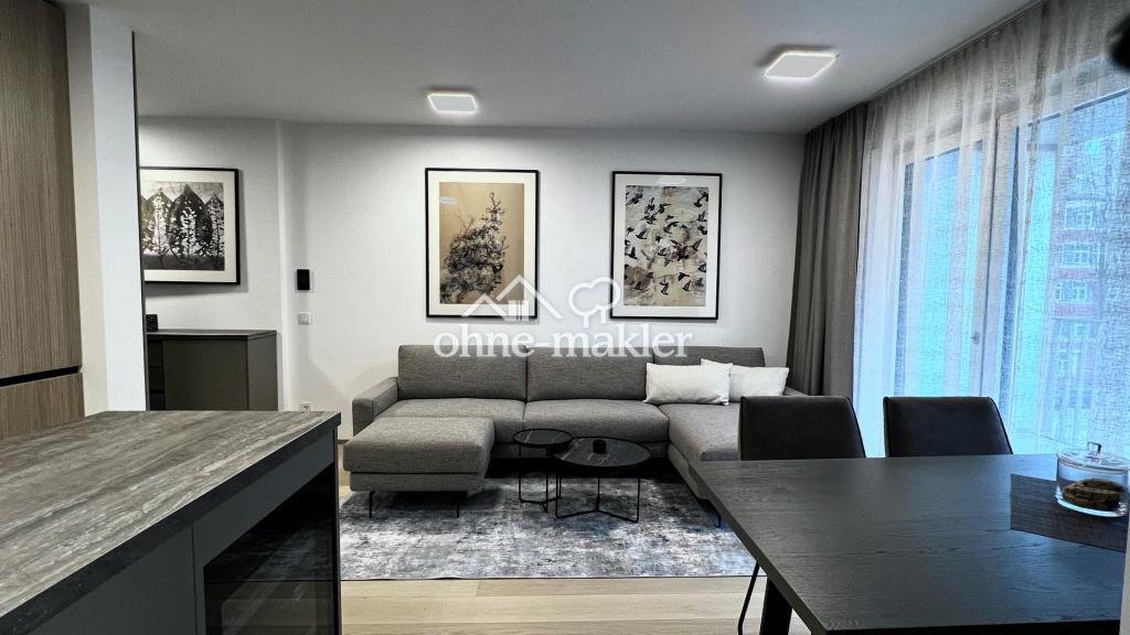 sehr stilvoll u. modern möblierte Wohnung mit Balkon und Dachgarten - schnell im Zentrum - Foto 1