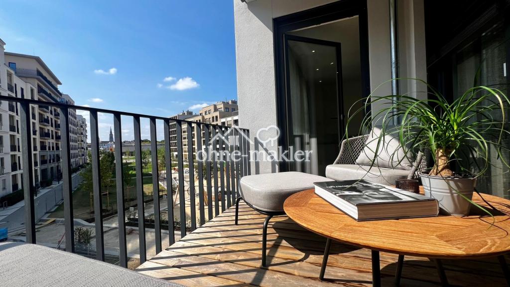 sehr stilvoll u. modern möblierte Wohnung mit Balkon und Dachgarten - schnell im Zentrum - Foto 2