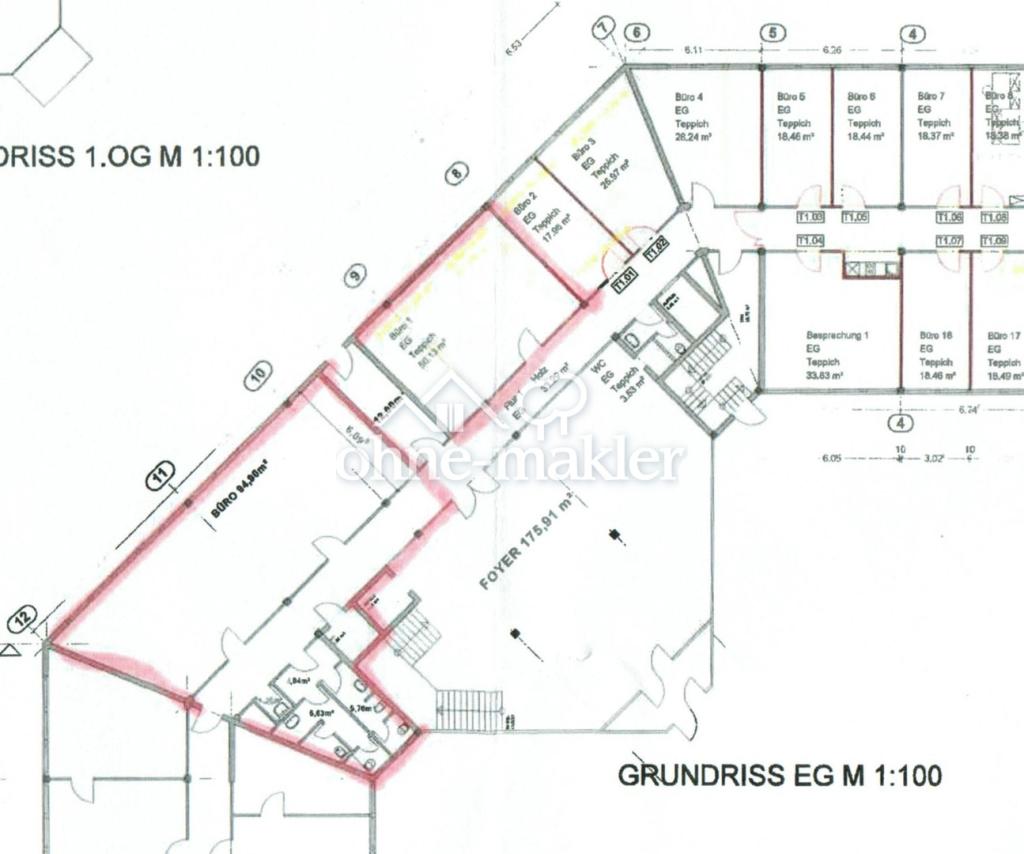 Aufteilung Erdgeschoss