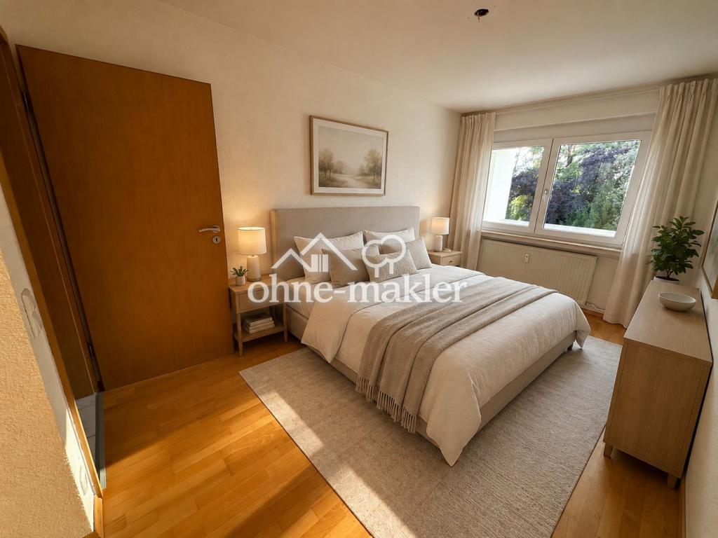 Modernisierte 3-Zimmer-Wohnung mit Einbauküche, Balkon & Blick ins Grüne - Foto 3