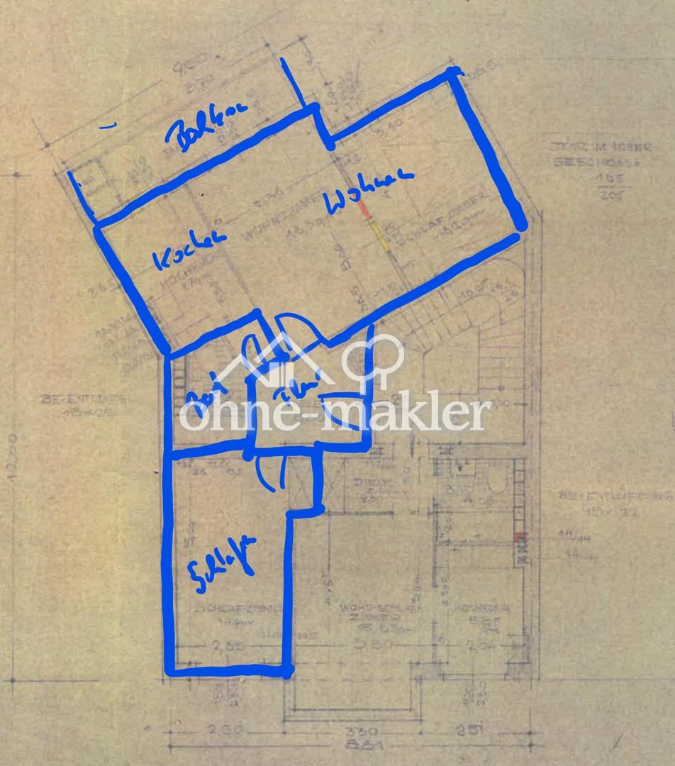 Renovierte 2-Zimmer-Wohnung mit Balkon, Aufzug & Einbauküche in zentraler Lage von Düsseldorf - Photo 5
