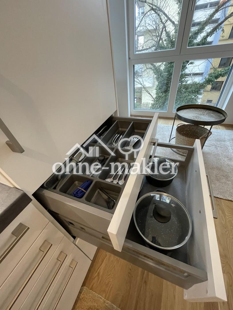 Neubau - helle 1-Zi Whg, voll eingerichtet + vollmöbliert, Bad mit Fenster - ab 12/26 provisionsfrei - Foto 5
