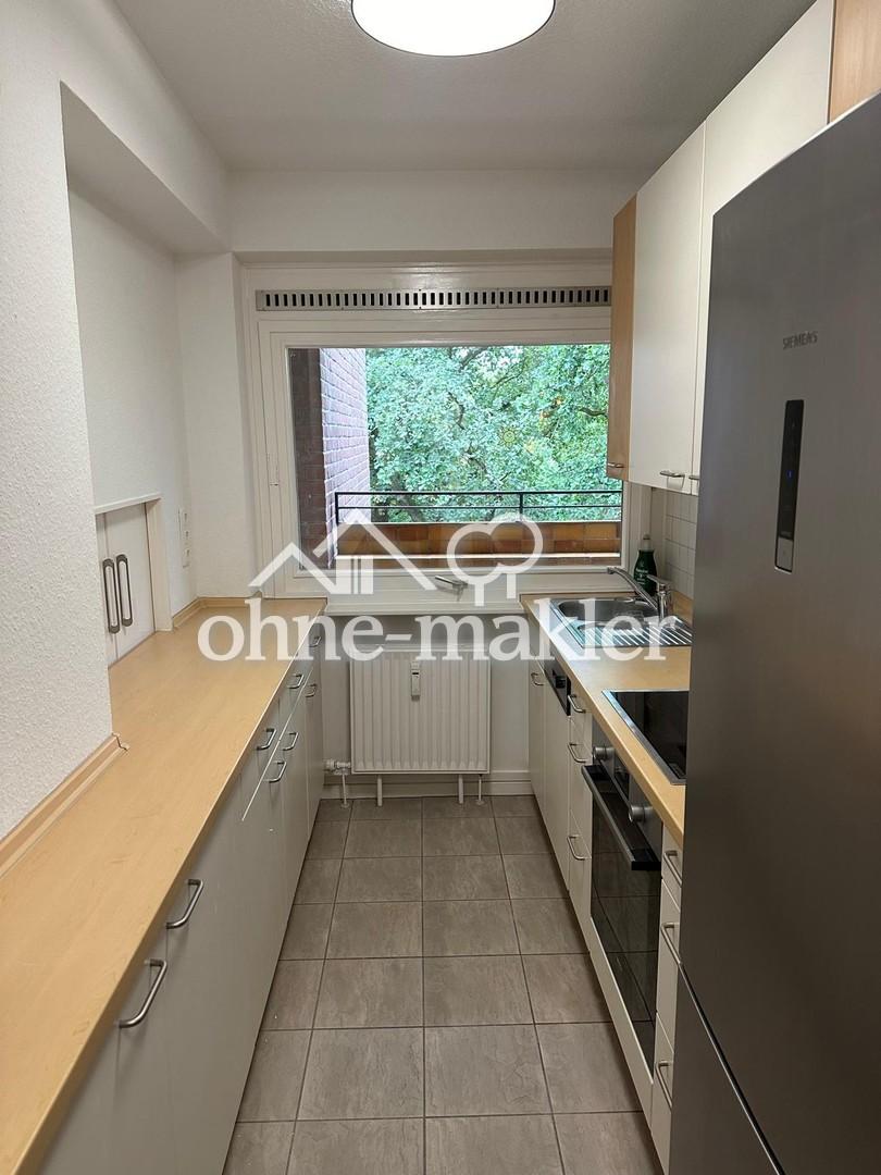22399 HH-Poppenbüttel: Sehr schöne, helle, uneinsehb., möbl. Whg., Blick über Alstertal - Foto 5