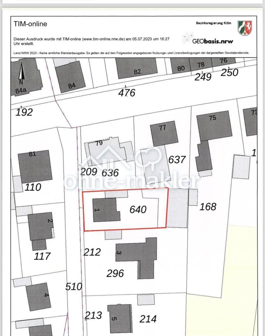 Mitnutzung Fl. 637 ca. +100 qm