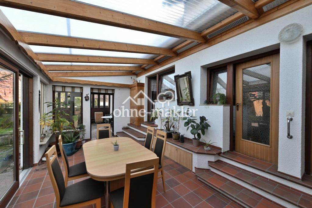 W1,Wintergarten Blick Terrasse