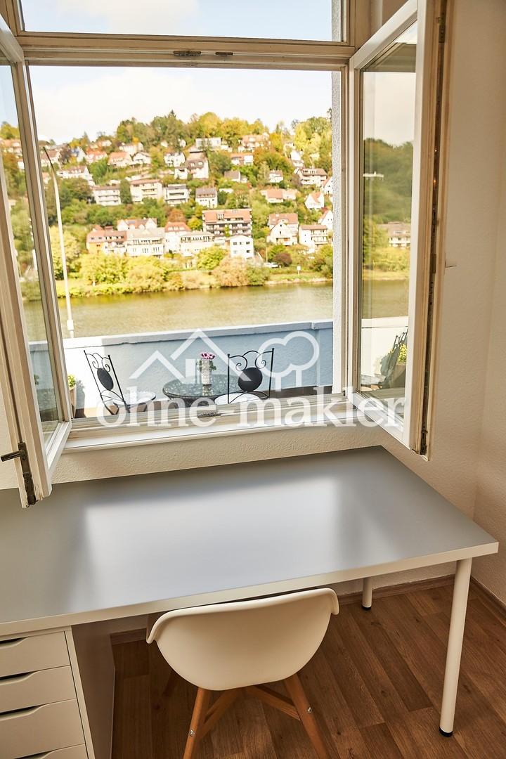 Blick aus dem Arbeitszimmer