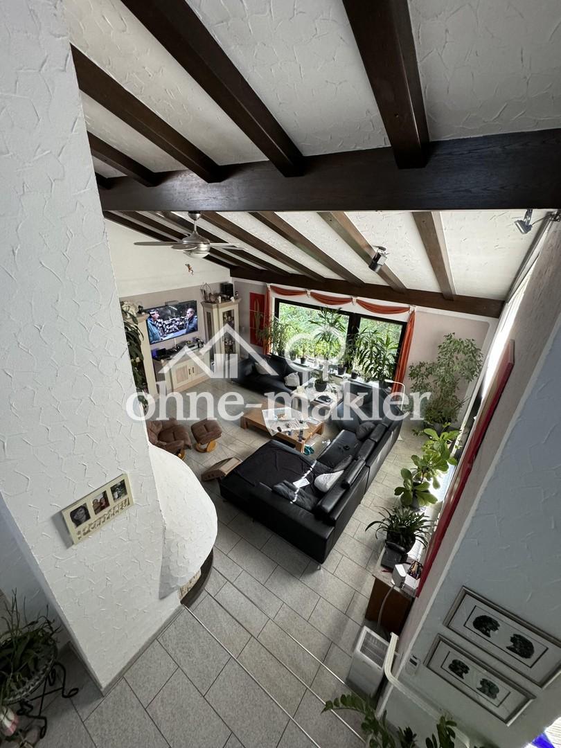 Wohnzimmer von oben