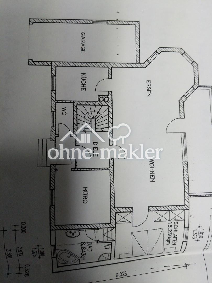 Grundriss Wohung OG