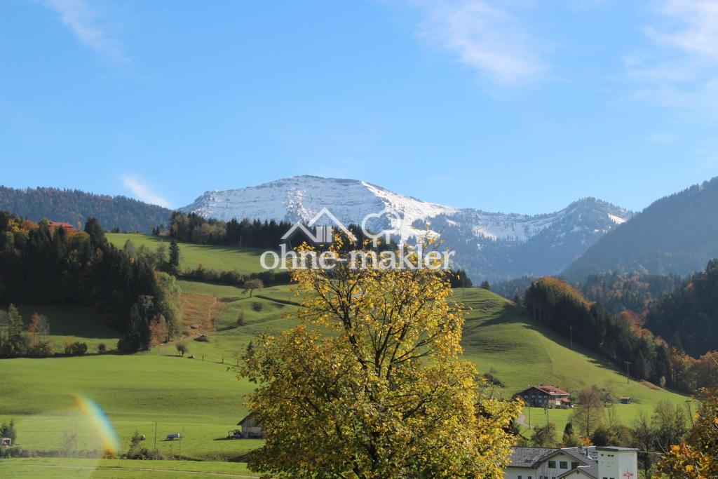 Ausblick vom Balkon Frühjahr