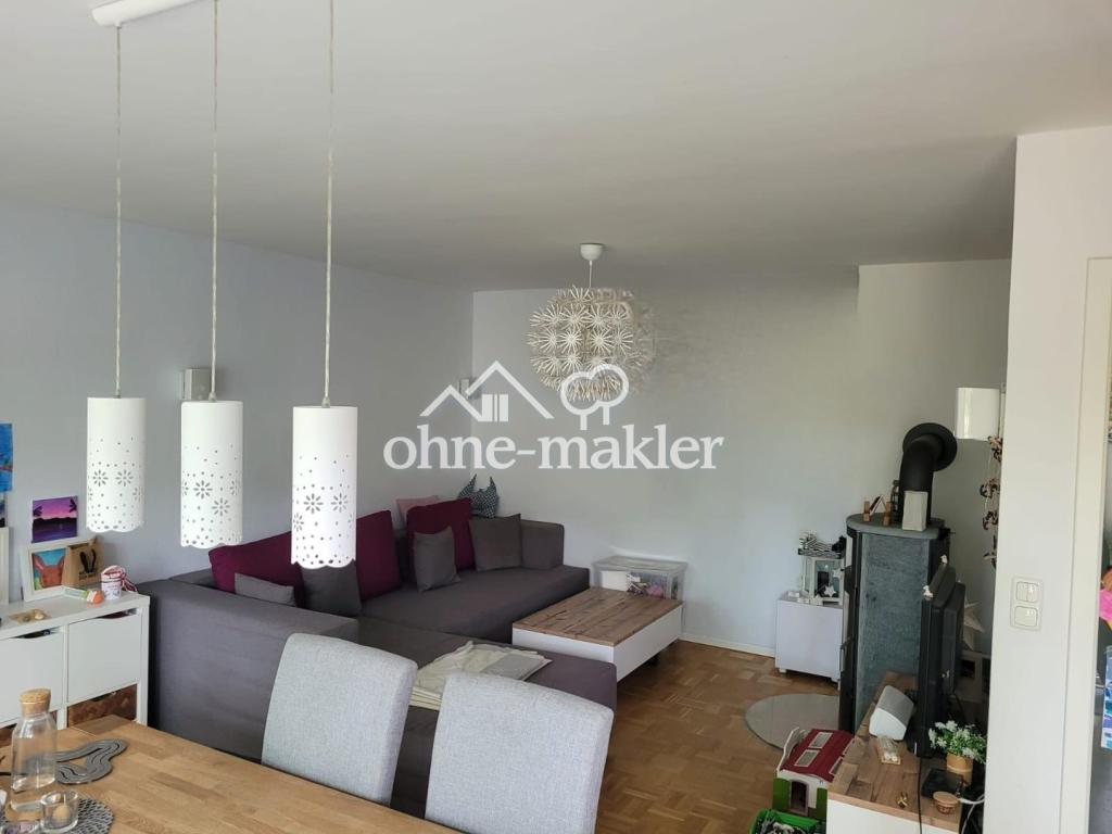 Wohnzimmer mit Kaminofen
