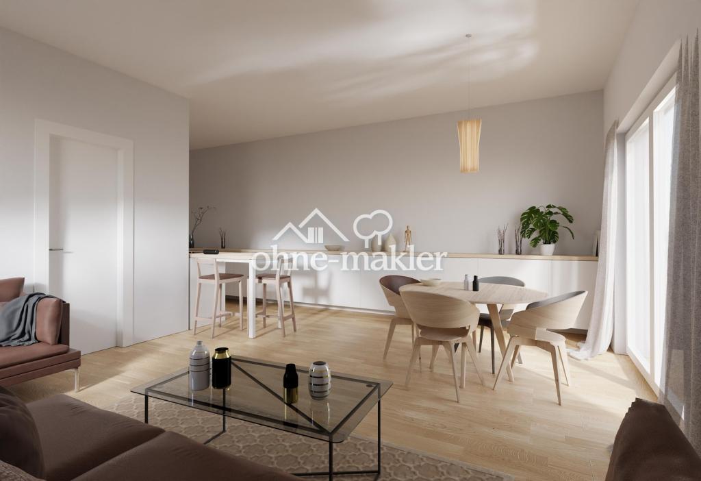 Neubau-Erstbezug: Süd-West-Dachgeschosswohnung mit Balkon, Stellplatz & Aufzug - Photo 1