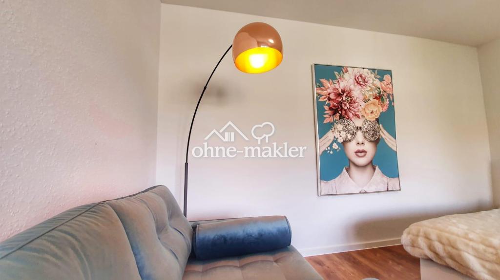 Modernisierte, teilmöblierte 1-Zimmer-Wohnung mit Balkon ins Grüne – nahe Leonberger Altstadt - Foto 2