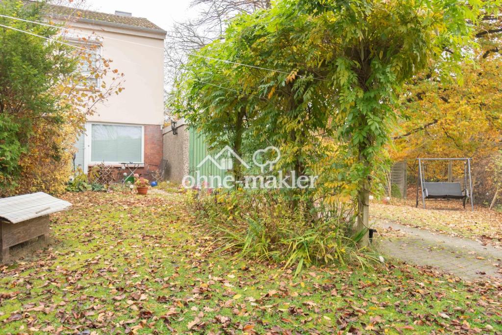 Rückseite mit Garten