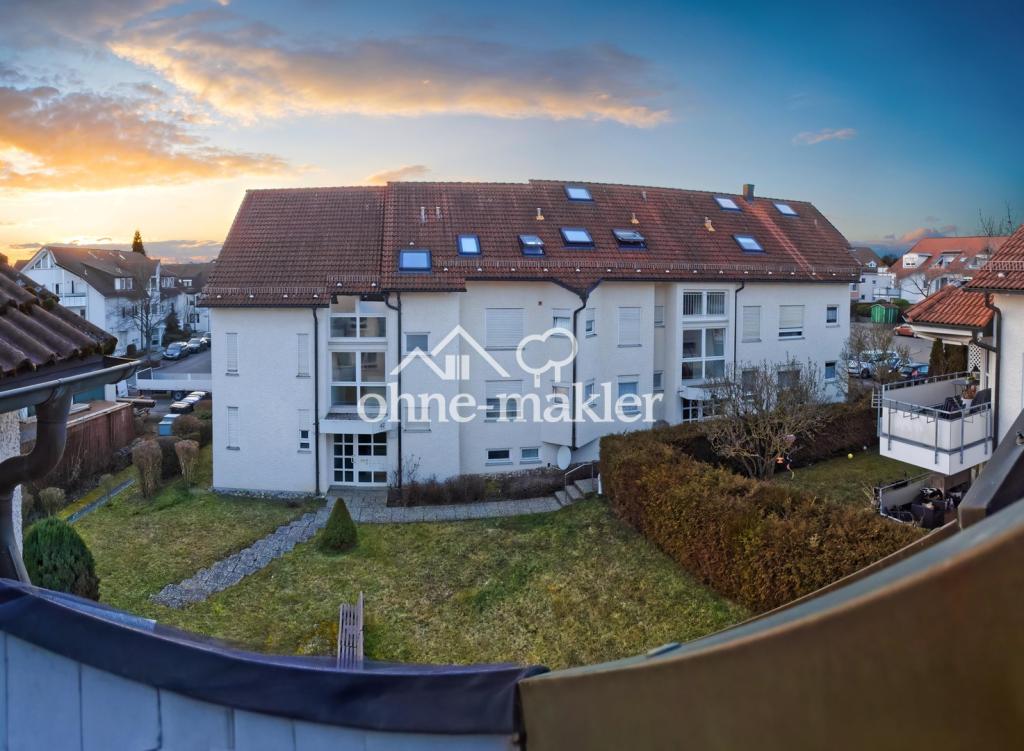 Blick vom Balkon nach Westen