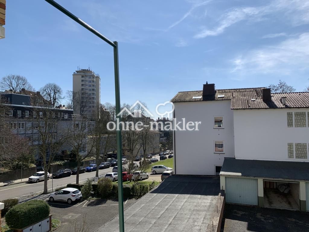 Blick vom Balkon