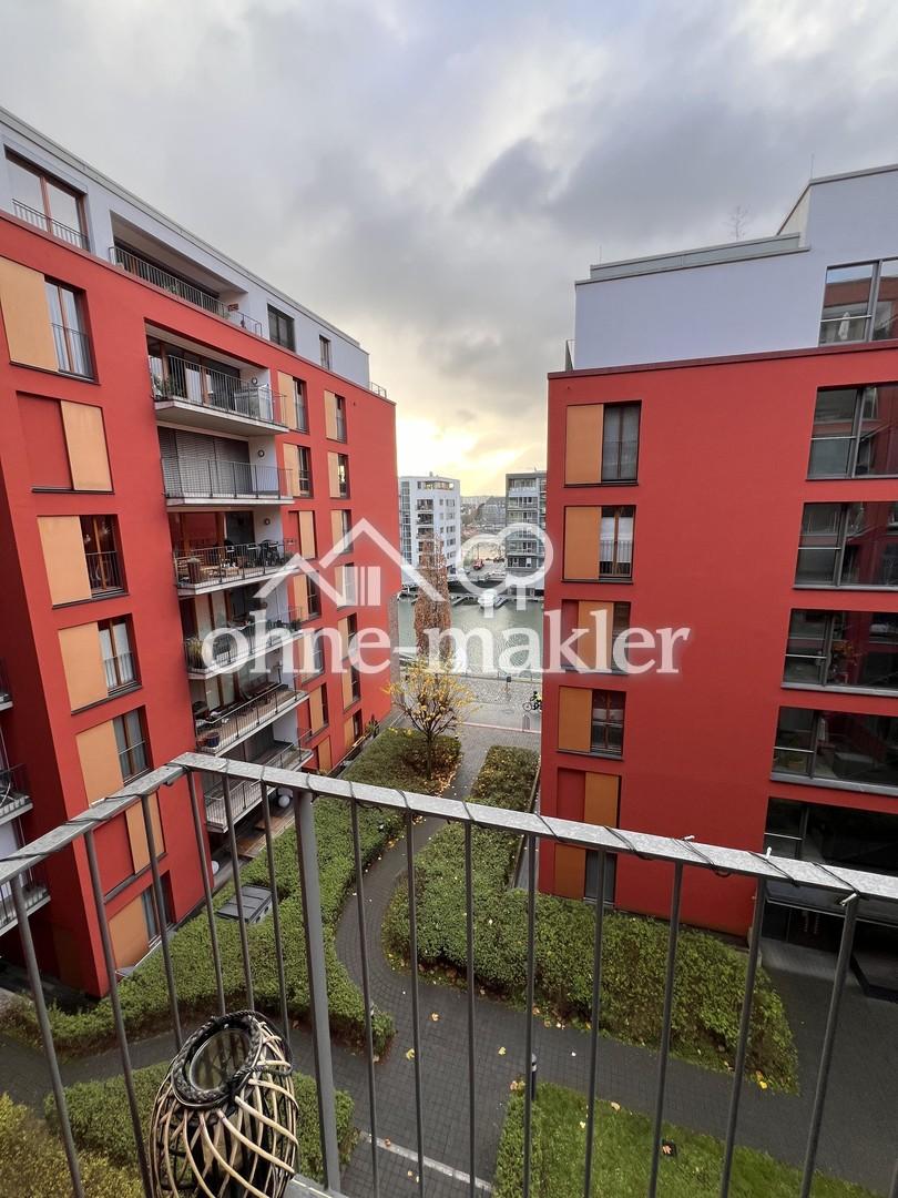 Blick vom Balkon