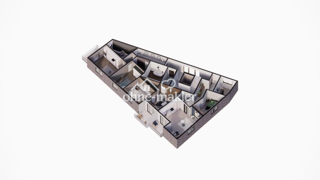 Schnitt 2 Zimmer Whg