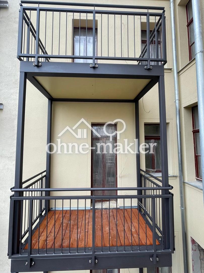 Neubau innen, historisch außen, 2-Raum WHG, gehobene Ausstattung, EBK, Balkon - Foto 4