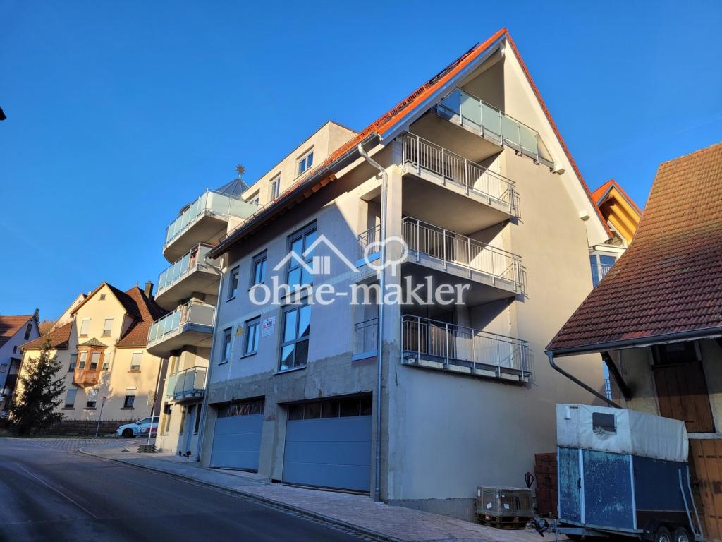 Südansicht mit Balkon im 1.DG